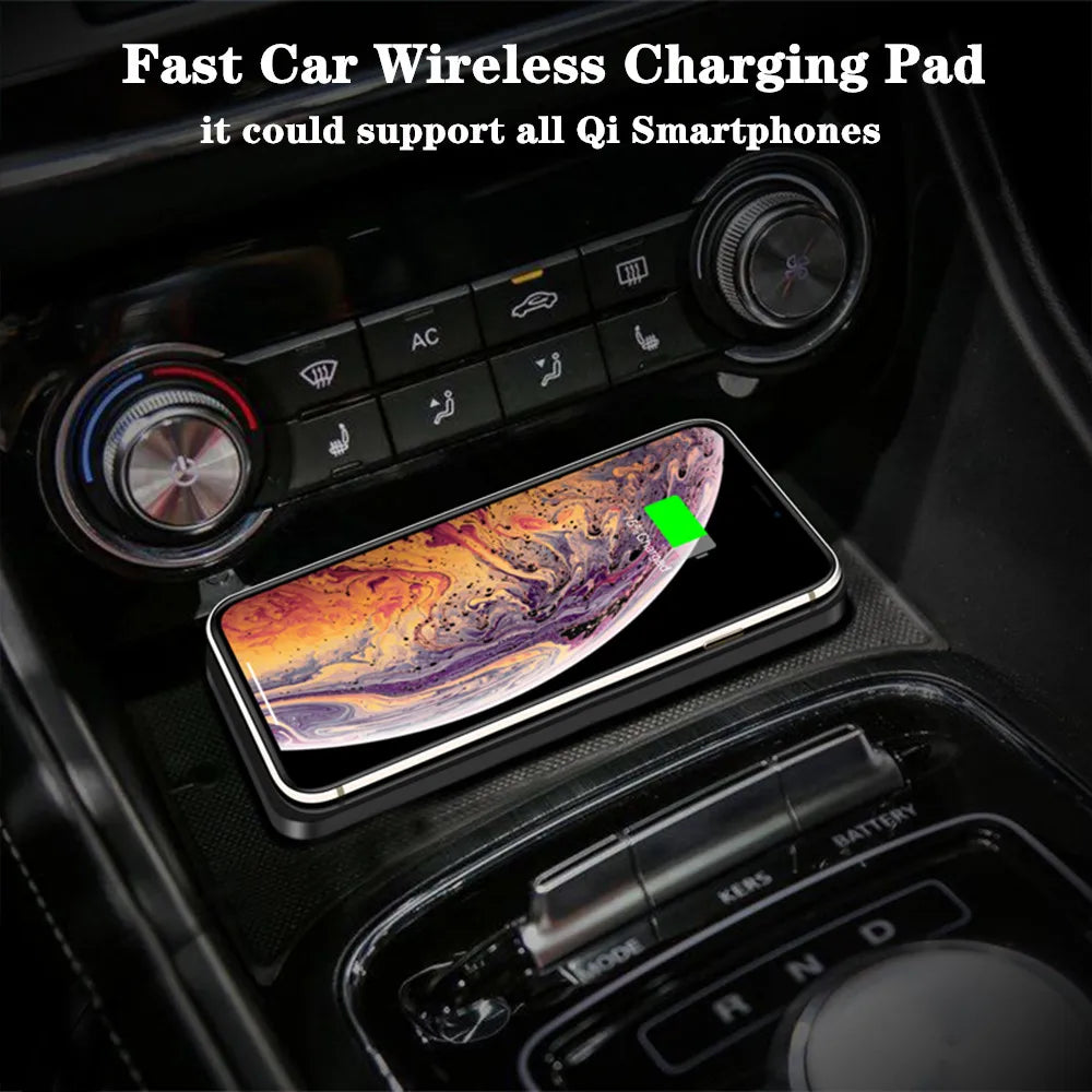 Car Wireless Charger Silicone Pad Stand for Iphone Fast Charge Apple Charger Wireless Car Charger for Iphone 14 13 12 11 Samsung