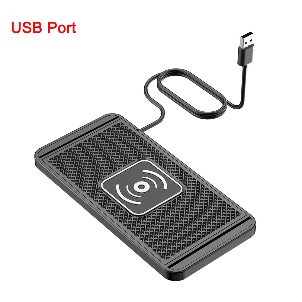 Car Wireless Charger Silicone Pad Stand for Iphone Fast Charge Apple Charger Wireless Car Charger for Iphone 14 13 12 11 Samsung